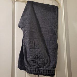 Gray drawstring pants